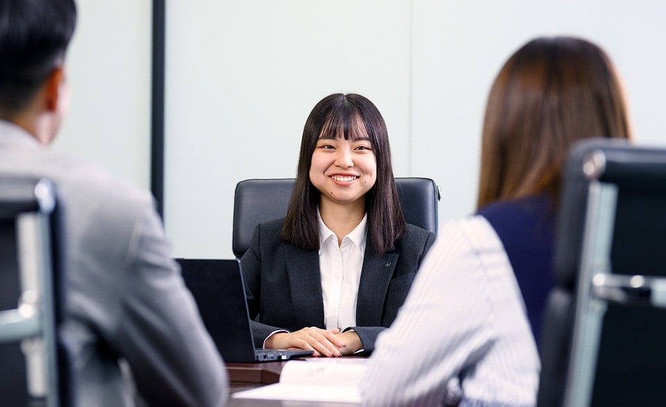 商談中の様子