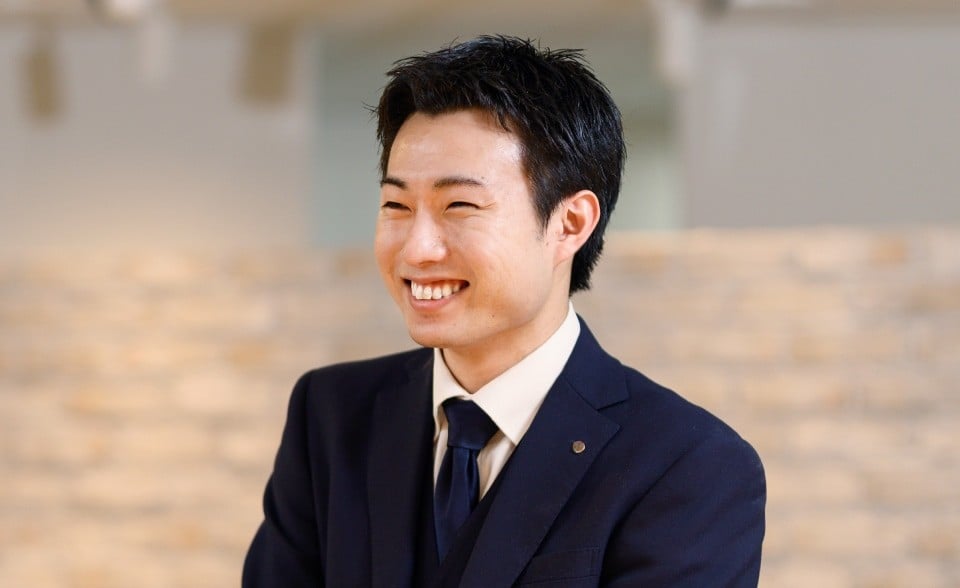 笑顔の竹下さん