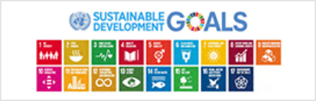 SUSTAINABLE DEVELOPMENT GOALS  SDGsの公式ロゴ